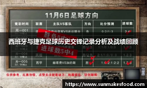 西班牙与捷克足球历史交锋记录分析及战绩回顾